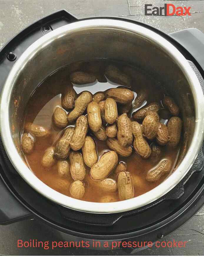 Boiling peanuts in a pressure cooker