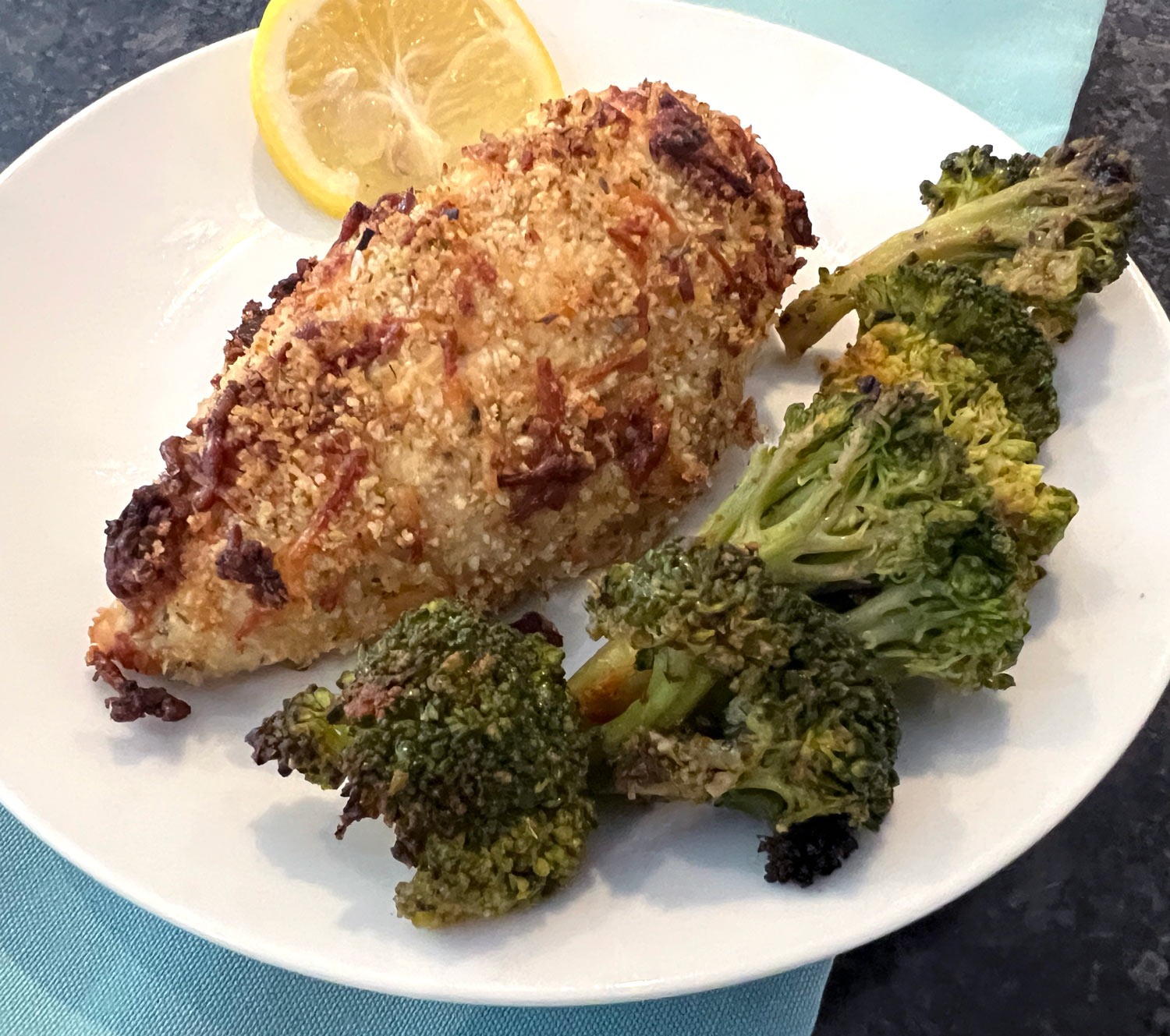 Chicken With Mayo And Bread Crumbs